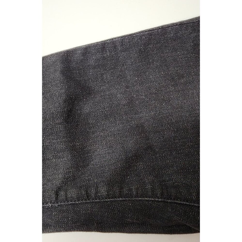 EILEEN FISHER Black Denim Skinny Jeans With Elastic Waistband - Picture 13 of 13